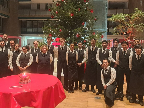 Unser Serviceteam auf der Weihnachtsfeier in Mönchengladbach.