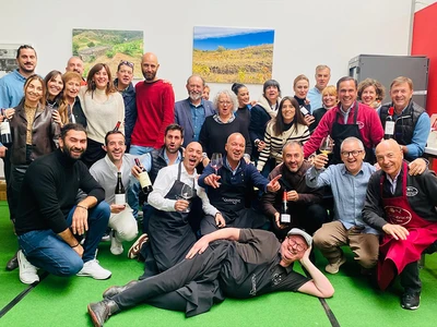 Die Veranstalter und Teilnehmer der Hausmesse in Ettlingen