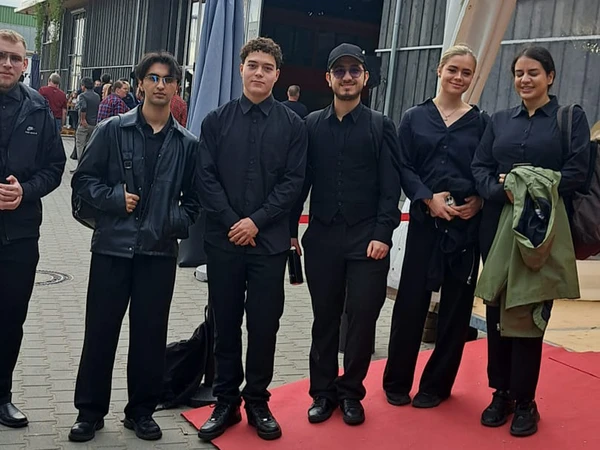Mitarbeiter von Studentpartout beim Einsatz
