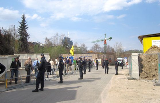 Einsatz auf der Baustelle