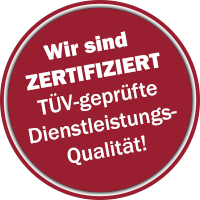 Wir sind TÜV geprüft