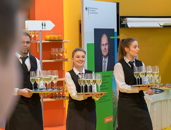 BUHL Mitarbeiter unterstützen Messe-Eröffnung des Bundesministeriums für Ernährung und Landwirtschaft auf der Grünen Woche in Berlin