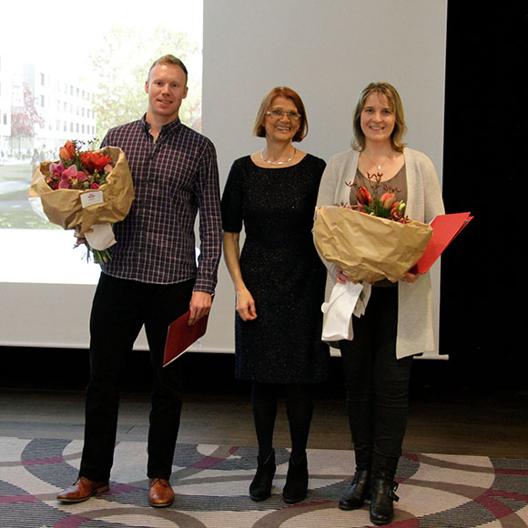 Charlotte Buhl, Martina Mairshofer und Geoffrey Goldsworthy