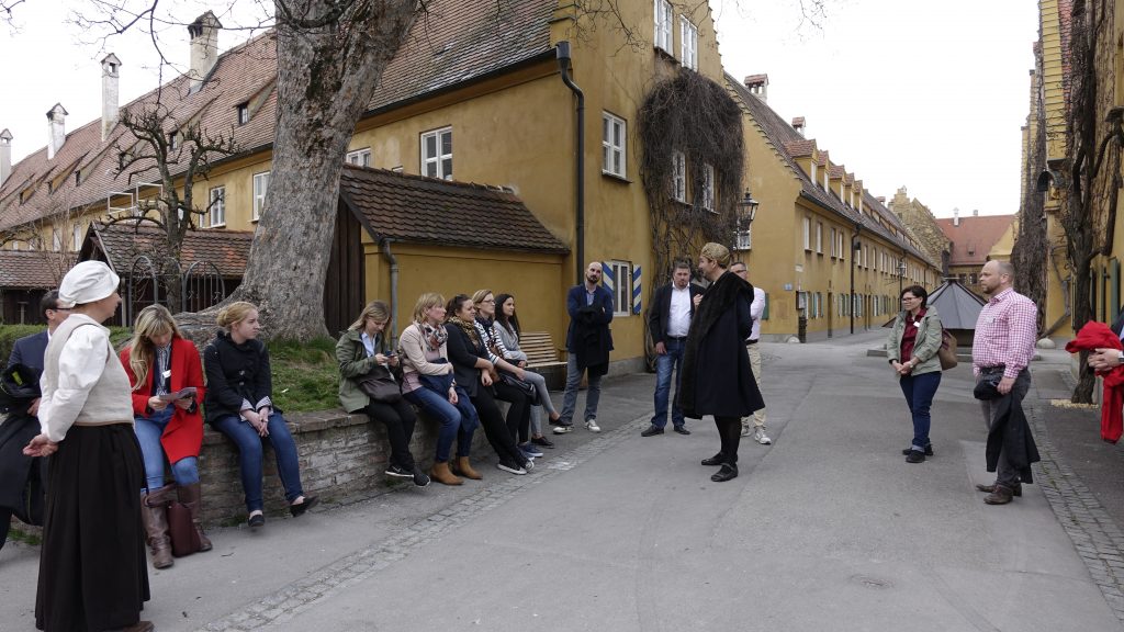 Spannendes gab es in der Augsburger Fuggerei von 1524 zu entdecken.