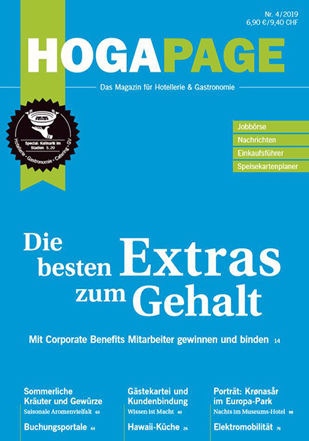 Das neue HOGAPAGE-Magazin ist wieder einmal prall voll mit spannenden Reportagen, unterhaltsamen Beiträgen und praxisnahen Tipps für die Branche.