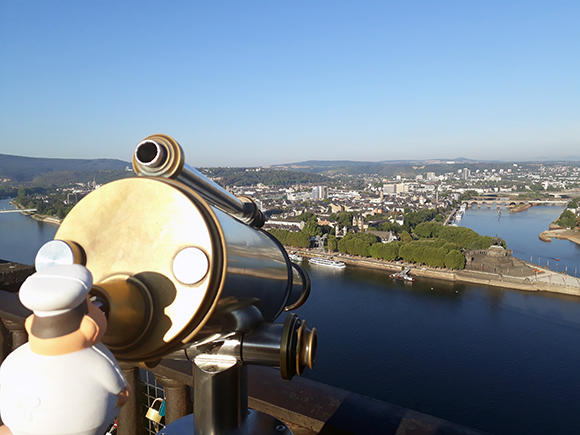 In Koblenz am Rhein kan bei Bert von Buhl beinahe italienischen Feeling auf.