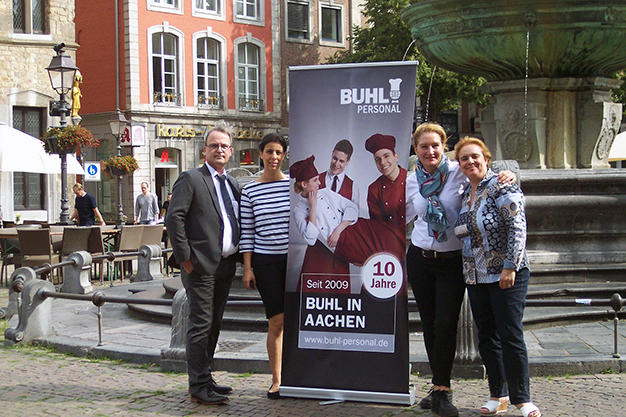 : BUHL, bundesweiter Marktführer in der gastronomischen Personaldienstleistung, feiert in Aachen Geburtstag. 