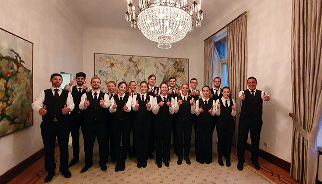 So einen Einsatz gibt es nicht alle Tage im zweiten Wohnsitz des Bundespräsidenten in Bonn. 