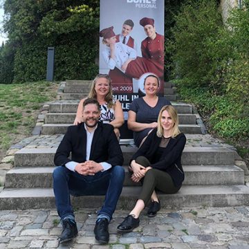 Vor der Sparrenburg gab es win schönes Bild unseresn Bielefelder Niederlassungsteams