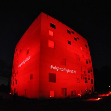 Viele wichtige Gebäude und Locations leuchteten in der Night of Light rot.