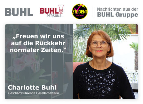 Die Geschäftsführende Gesellschafterin der BUHL Gruppe, Charlotte Buhl, blickt optimistisch in die Zukunft der BUHL Unternehmsgruppe