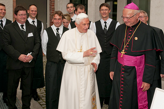 Holger Kraatz beim Papsteinsatz 2011