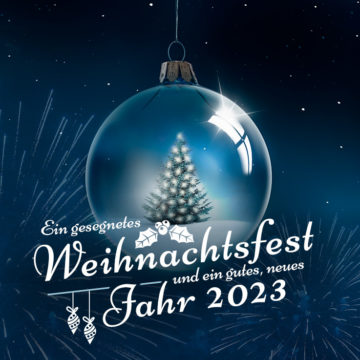 Frohe Weihnachten und ein gutes, neues Jahr!