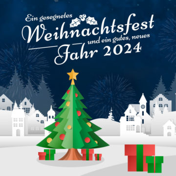 Fröhliches Weihnachtsfest und ein gutes, neues Jahr 2024 wünscht BUHL Personal.